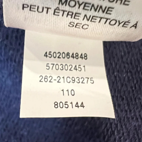 Weekends by Chicos Navy Open Drape Front Long Sleeved Cardigan. Size 3. - Picture 13 of 14